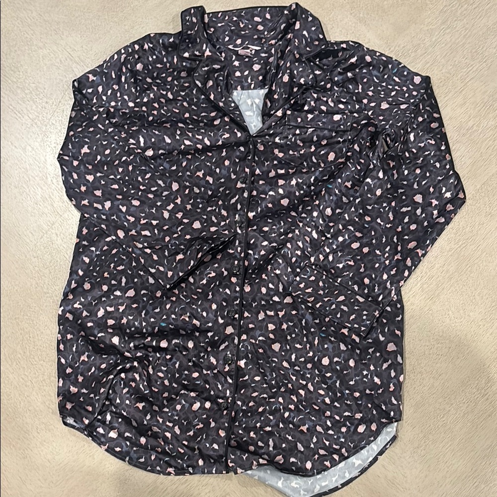 VS Animal print silk sleep shirt Medium